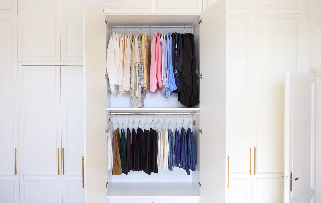 organizzazione interna armadio